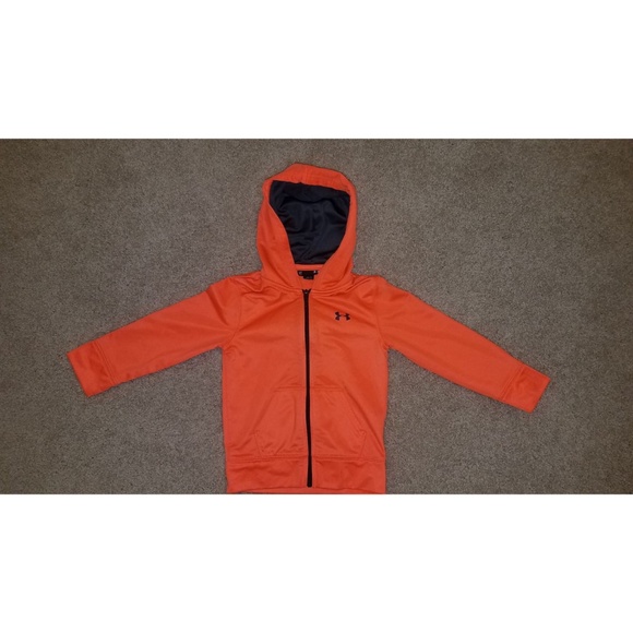 (2) Under Armour Sweatshirts 3T&4T Yellow & Orange - Picture 3 of 5